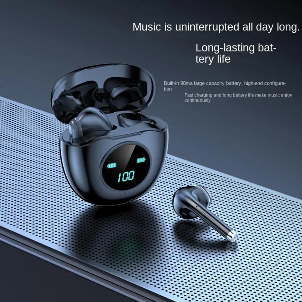 

Беспроводная гарнитура, креативные наушники-вкладыши с сабвуфером BT 5,2 для продолжительной работы, беспроводные наушники-вкладыши