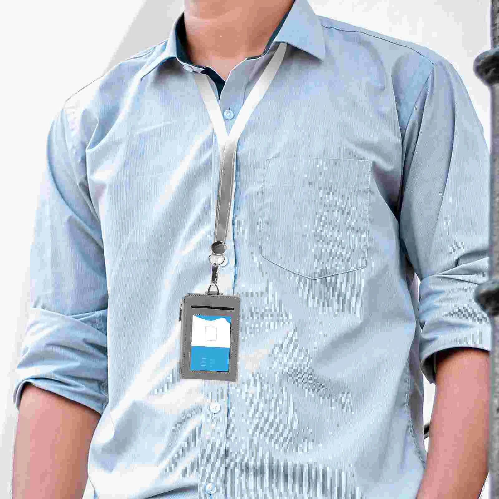 Рукава для карт Держатель полицейского бейджа Ремешок Обложка удостоверения