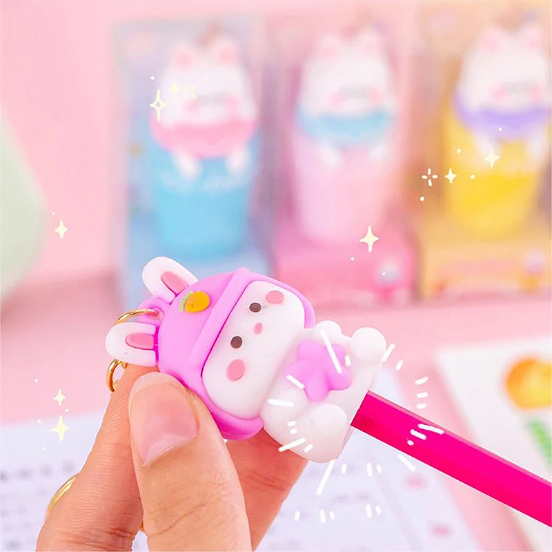 

Kawaii Silicone Pencil Sharpeners For School Kids Prize Gift Pencil Sharpeners School Students Stationery