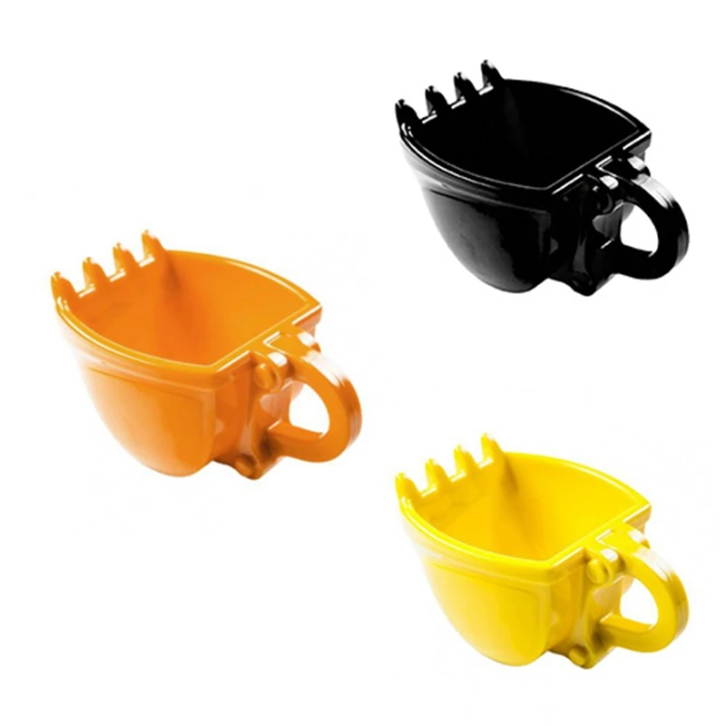 

1 Piece Creative 330ML Excavator Bucket Mold Cup Coffee Mug Water Drinking Bucket Cup Tea Kitchen Drinkingware Orange