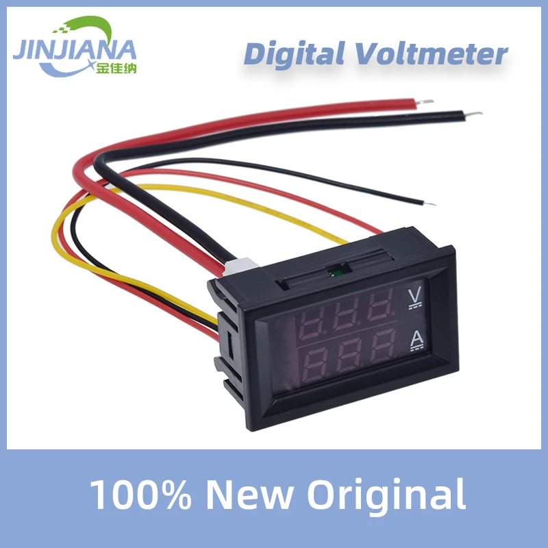 

Красный синий светодиодный цифровой вольтметр Амперметр постоянного тока 0-100 в 10 А двойной дисплей детектор напряжения Стандартный индика...