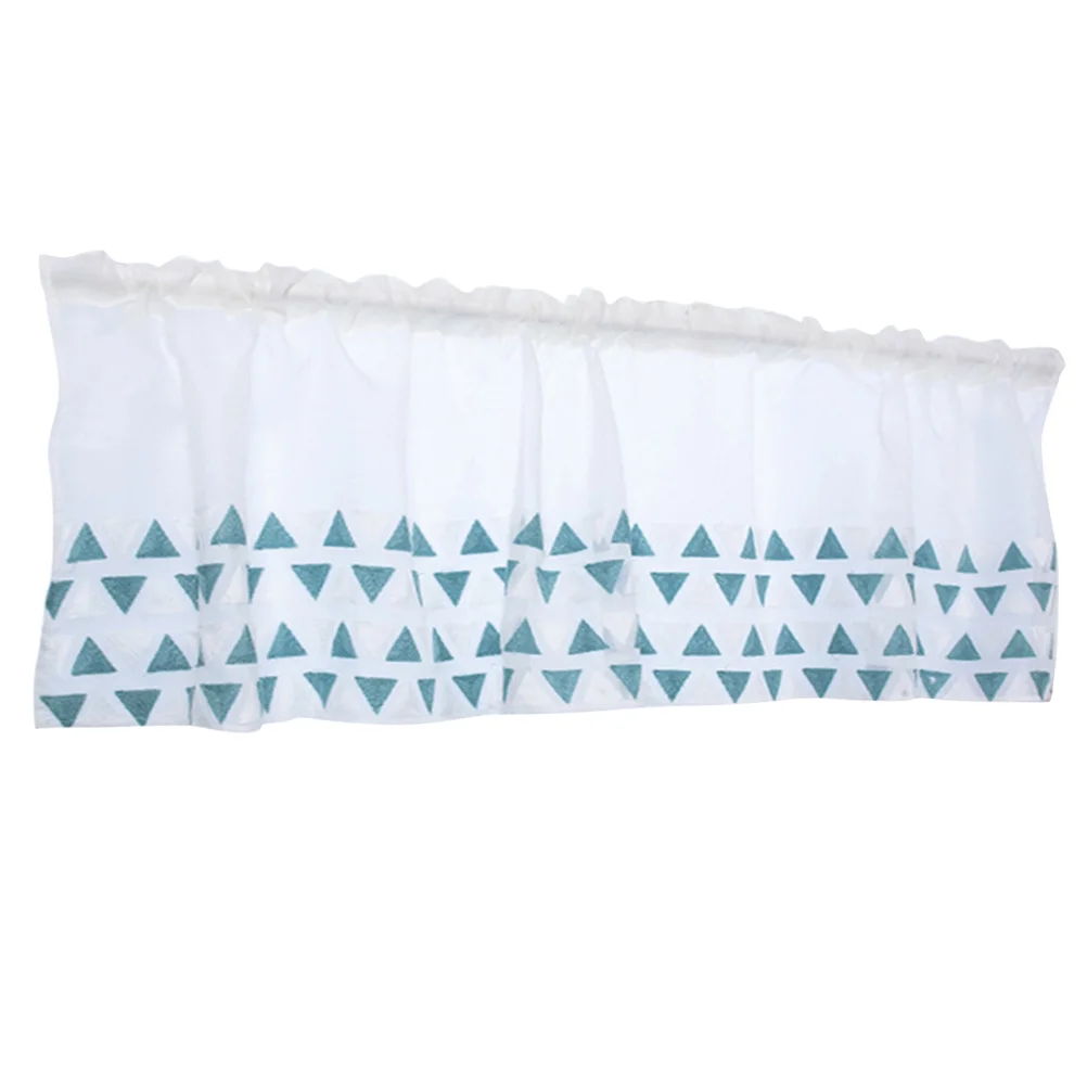 

1pc Window Curtain Convenient Useful Blackout Curtain Short Curtain Half Curtain for Indoor Inside Home