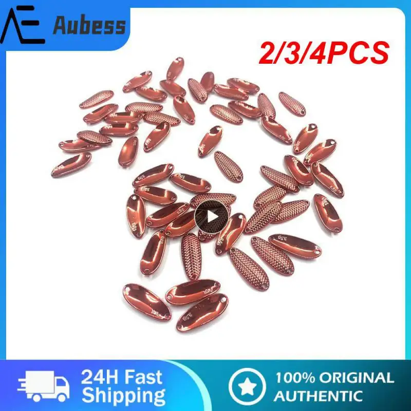 

2/3/4PCS Luya Fake Bait Long Scale Sequin Die Luya Bait Horse Mouth Sequin Micro Bionic Bait Fishing Goods Fake Bait