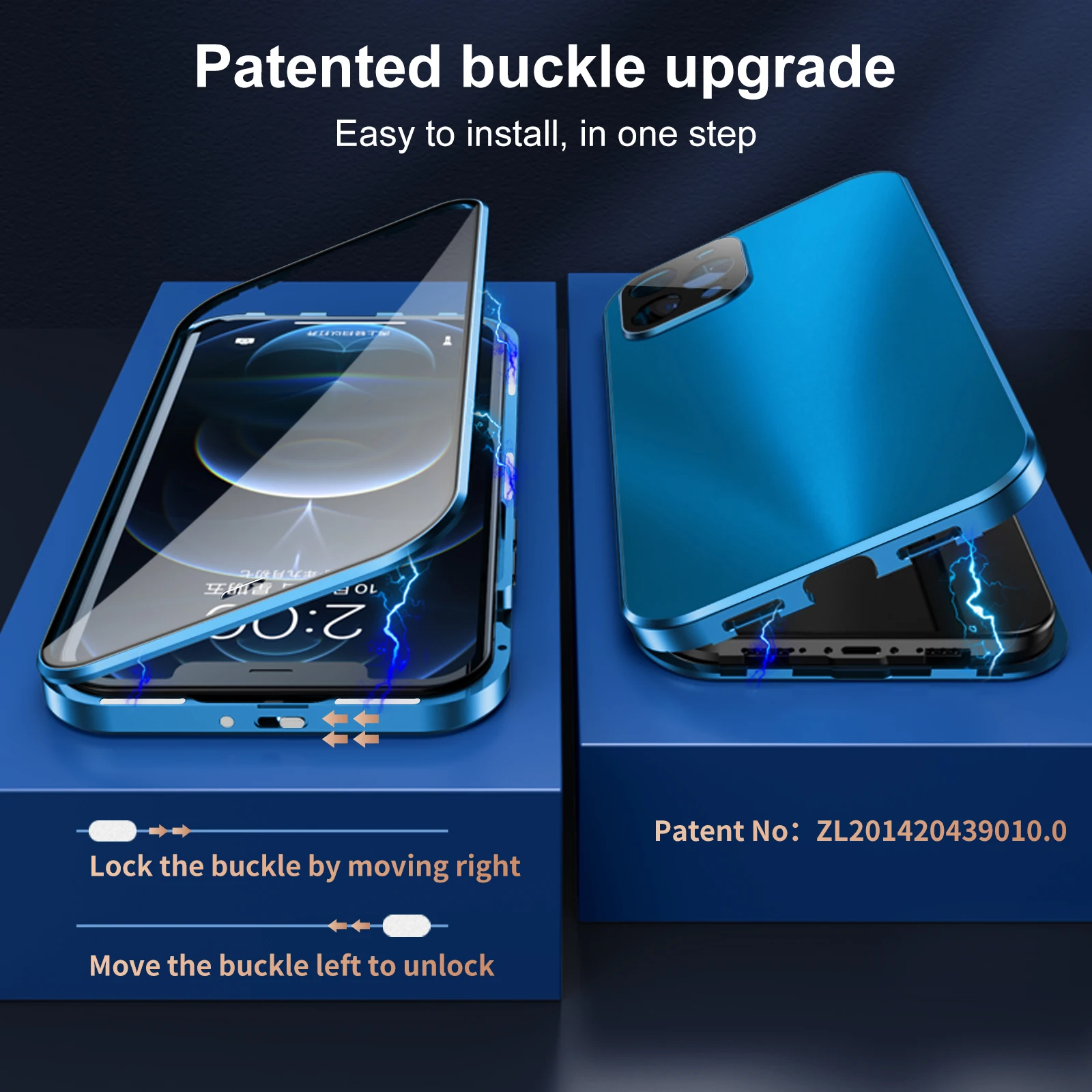 

Магнитный чехол для телефона iPhone 13 Pro Max, гальваническое покрытие, блеск, нанометр, полноразмерный защитный чехол