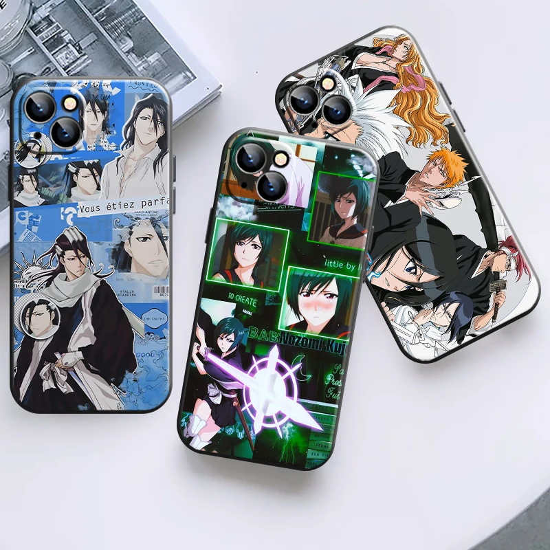 

Japan BLEACH Ichigo Kurosaki Manga Phone Case For Apple iPhone 13 12 11 Pro 12 13 Mini X XR XS Max SE 6 6s 7 8 Plus Carcasa