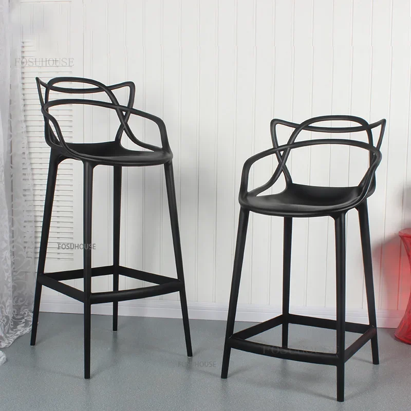 

Скандинавский минималистичный пластиковый барный стул, мебель для дома, кафе, ресторана, высокий стол, барный стул, дизайнерский стул для отдыха, высокий стул Z