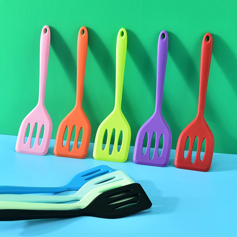 

1Pc Silicone Slotted Kitchen Cooking Tools Non-Stick Cooking Spatula Pancakes Frying Pan Shovel Silicone Cooking Utensils