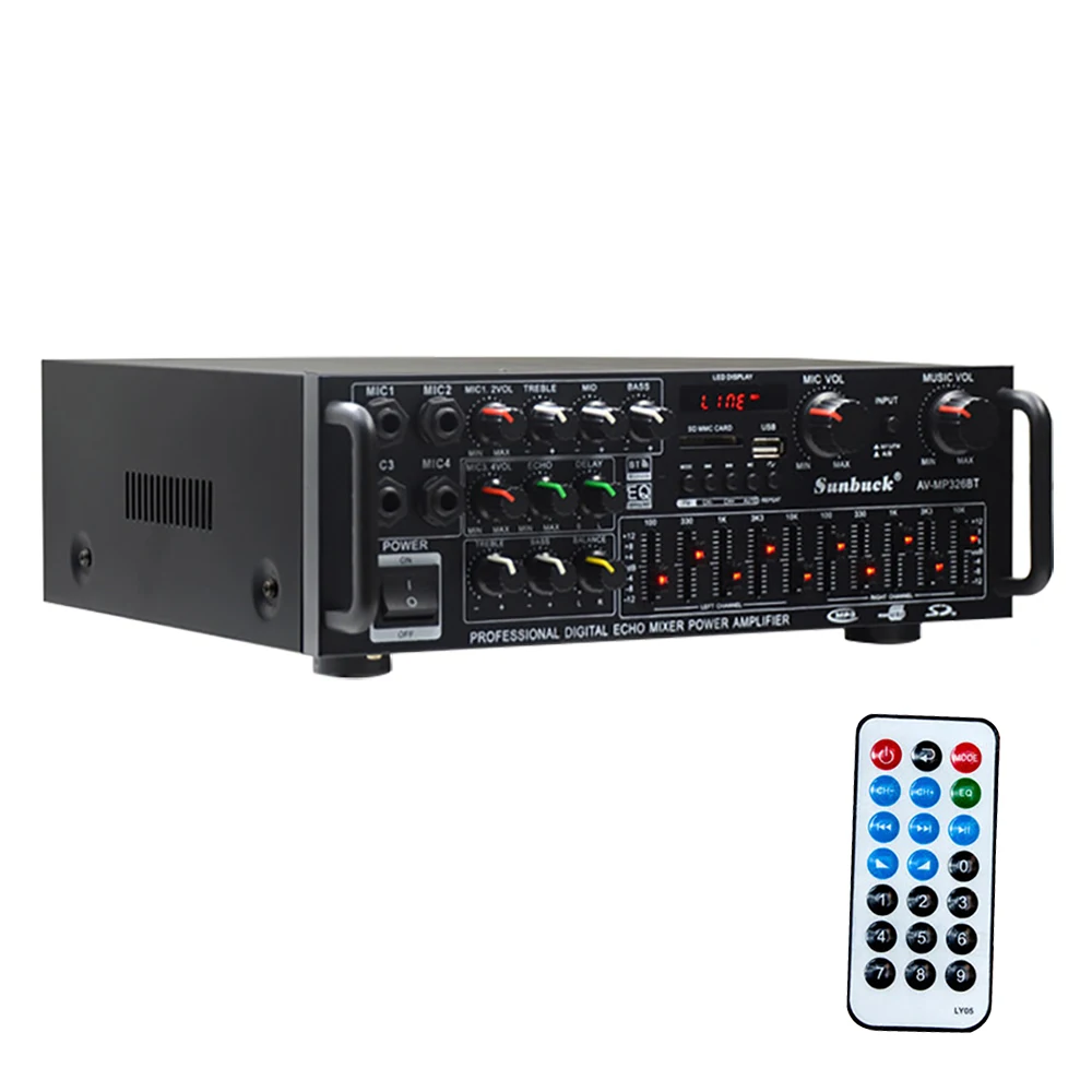 326BT Bluetooth эквалайзер автомобильный уличный усилитель HiFi клапанная трубка стерео