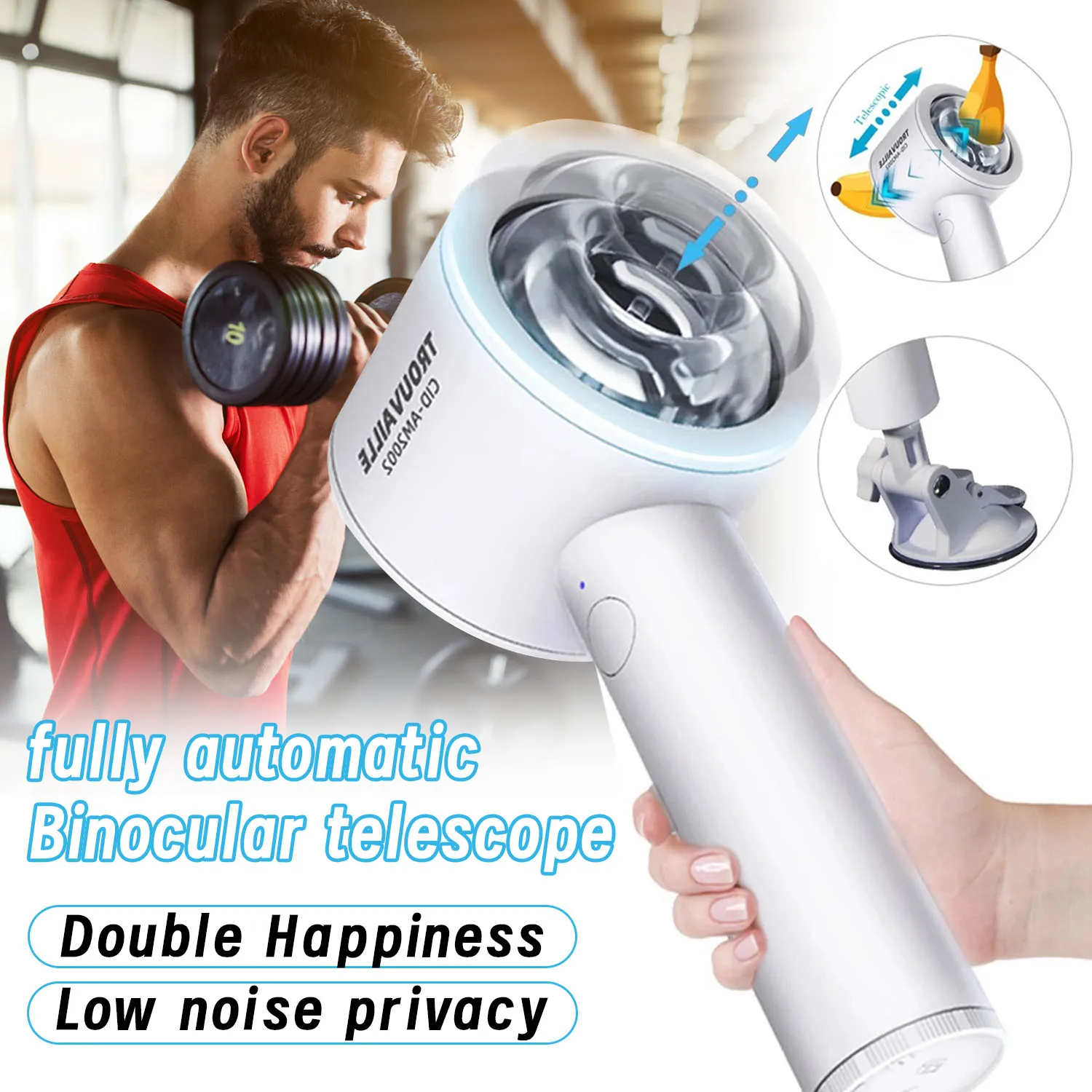 Автоматическая без помощи рук безопасная мужская мастурбация телескопическая