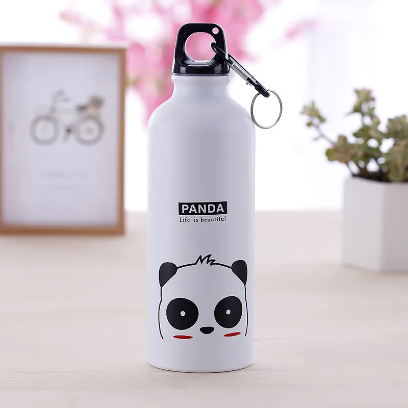 

500ml Single Layer Aluminum Sports Water Bottle Portable Outdoor Creative Gift Cup Cartoon Cycling Water Bottle Climbing Tumbler
