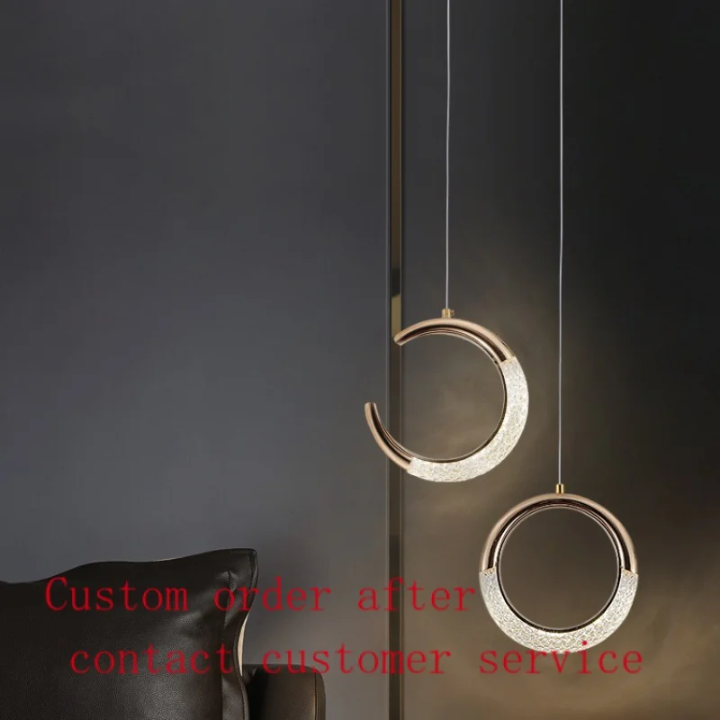 

Nordic bedside chandelier bedroom hotel design sense of individuality creativity network red ins minimalist small chandelier sin
