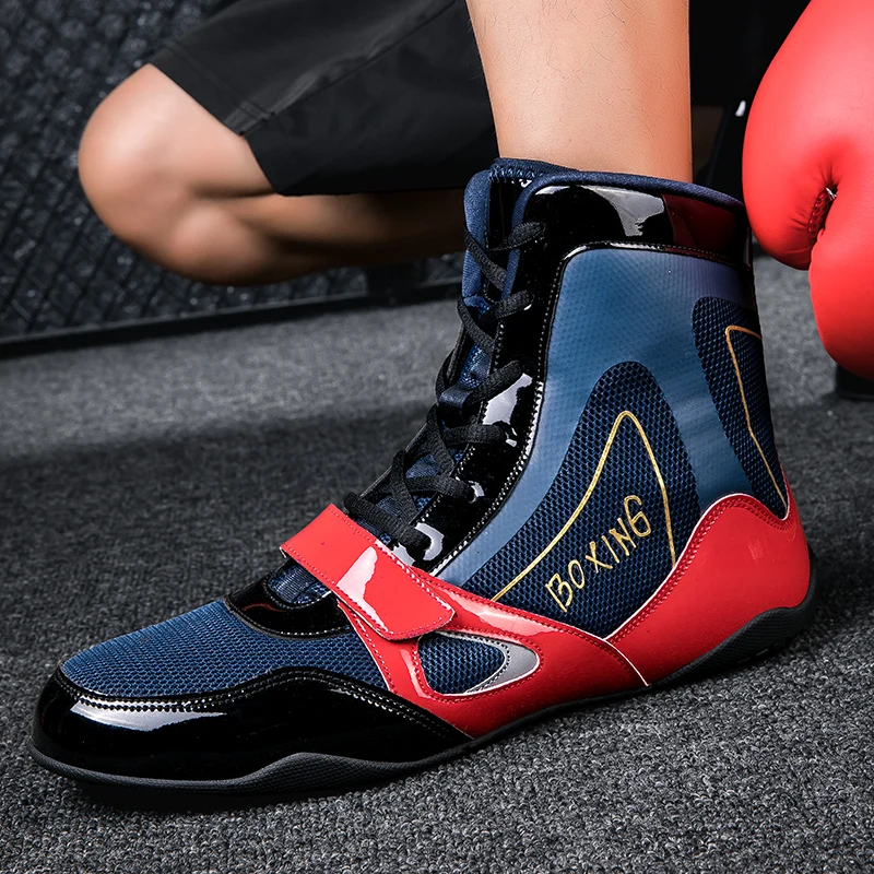 Professional Boxing Shoes for Men and Women Lightweight Training Boxing Shoes 36-47 Luxury Wrestling Sports Shoes