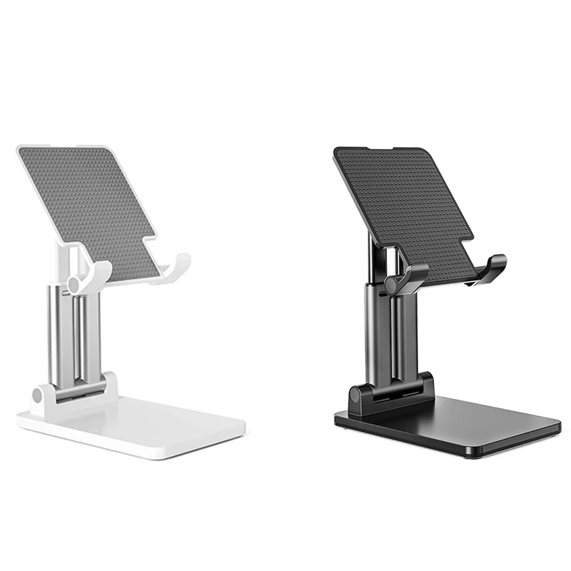 

Dual Pole Foldable Tablet Stand,Adjustable Height For Ipad Pro Stand Extendable Solid Desktop Stand Holder Dock