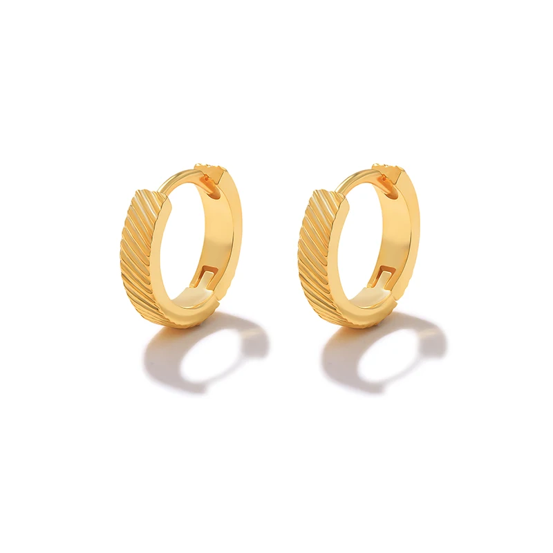 

CANNER 9Mm Gold Plated Pendientes Plata 925 Earring For Women Hoop Earrings Piercing Cartilage Pendientes Fiesta Kolczyki