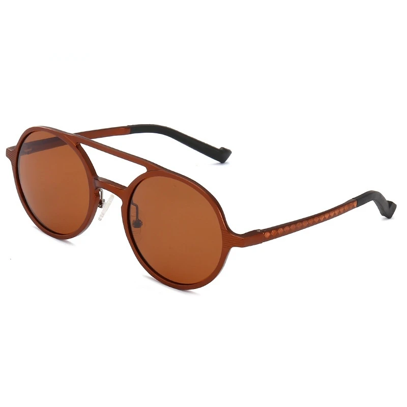 

Vintage Aluminum Magnaseum HD Polarized Sunglasses for men Punk Round Brand Design Sun Glasses Driving Eyewear UV400 lentes sol