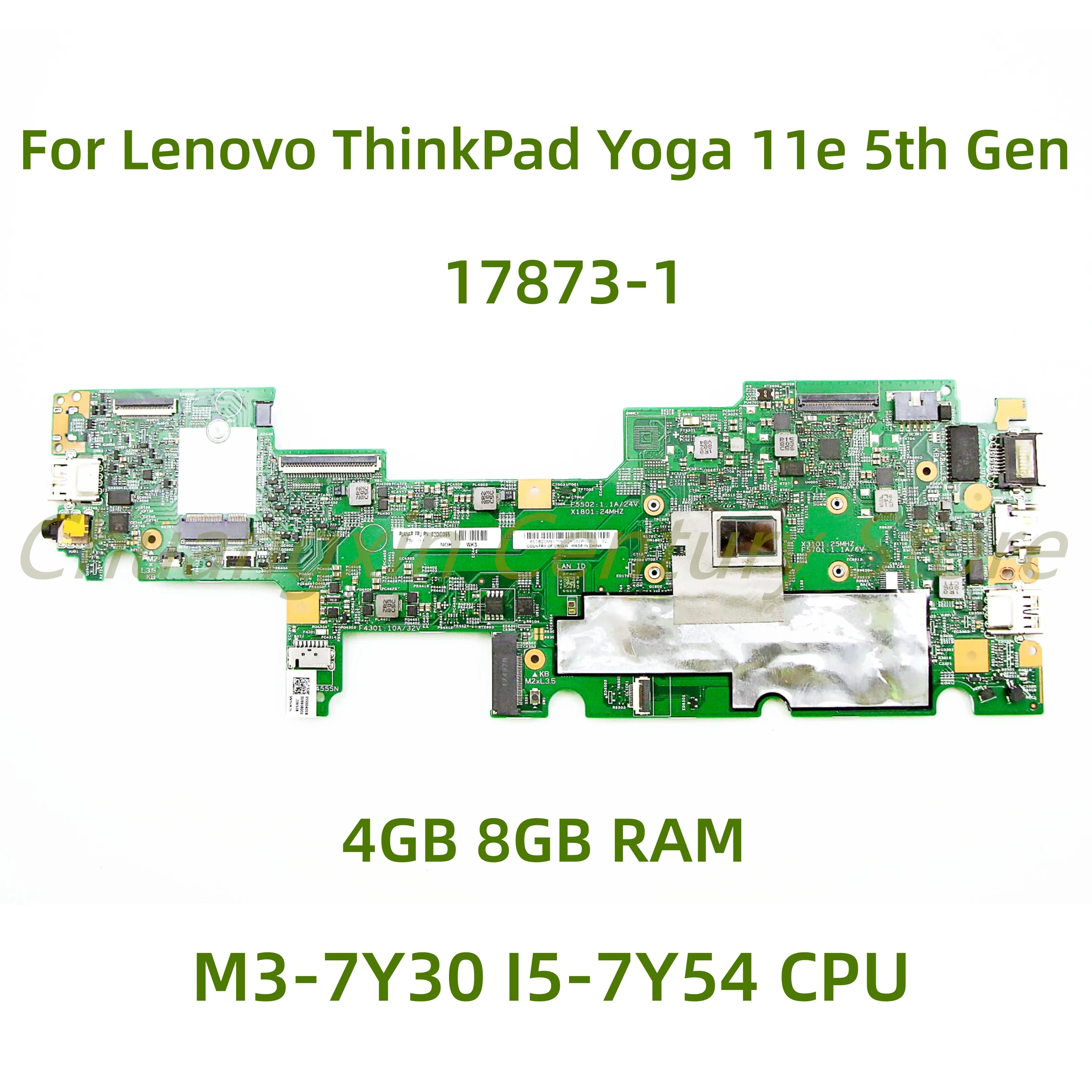 

Подходит для ноутбука Lenovo ThinkPad Yoga 11e 5-го поколения, материнская плата 17873-1 со стандартным зеркальным процессором, 4 ГБ 8 ГБ ОЗУ, полностью протестирована на 100%