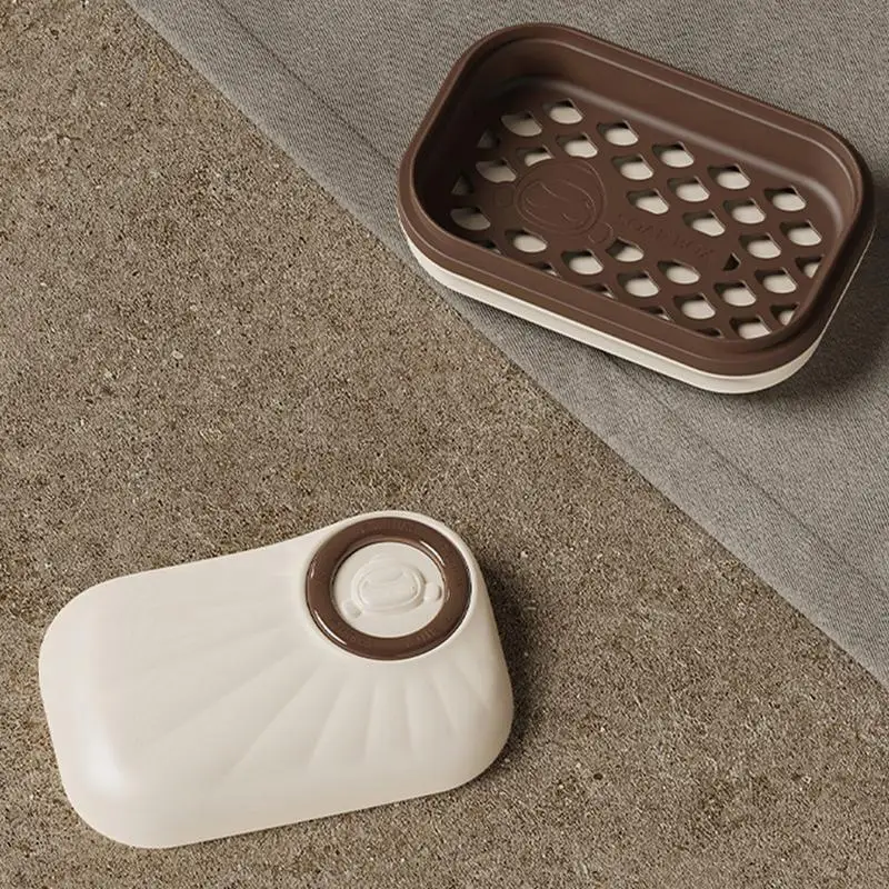 1 шт. двухслойный пластиковый держатель для мыла