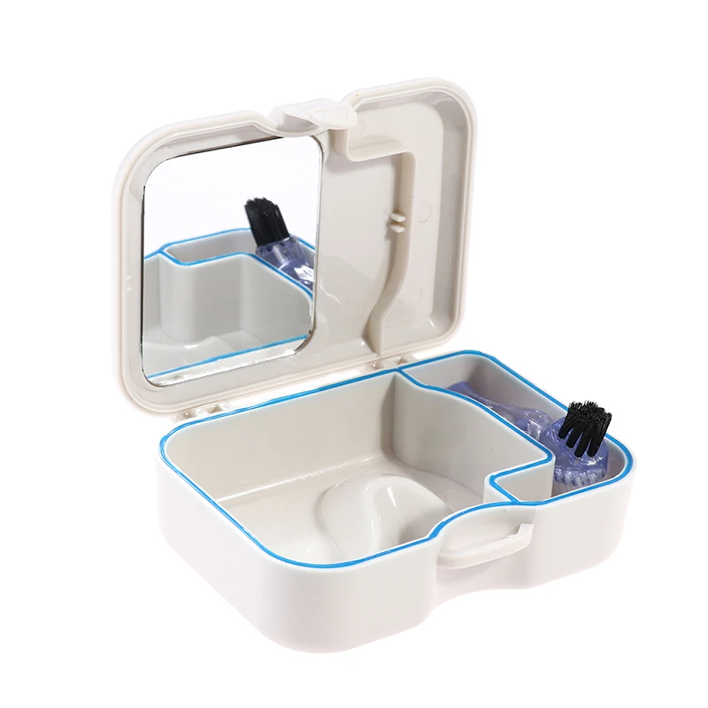 

High-Class Denture Storage Box Denture And Popular Sturdy Box Kit With Free Gift Is Brush