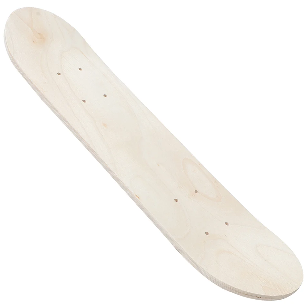 

White Boards DIY Skateboard Material Decks Blank Boys Wooden Graffiti Double Side Unfinished Child