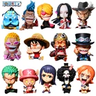 Цельнокроеные фигурки GK Usopp Ace Robin Chopper Jinbe Luffy Sanji Zoro Nami Hawkeye Doflaming Hancock Sabo PVC Kawaii игрушки 11 см