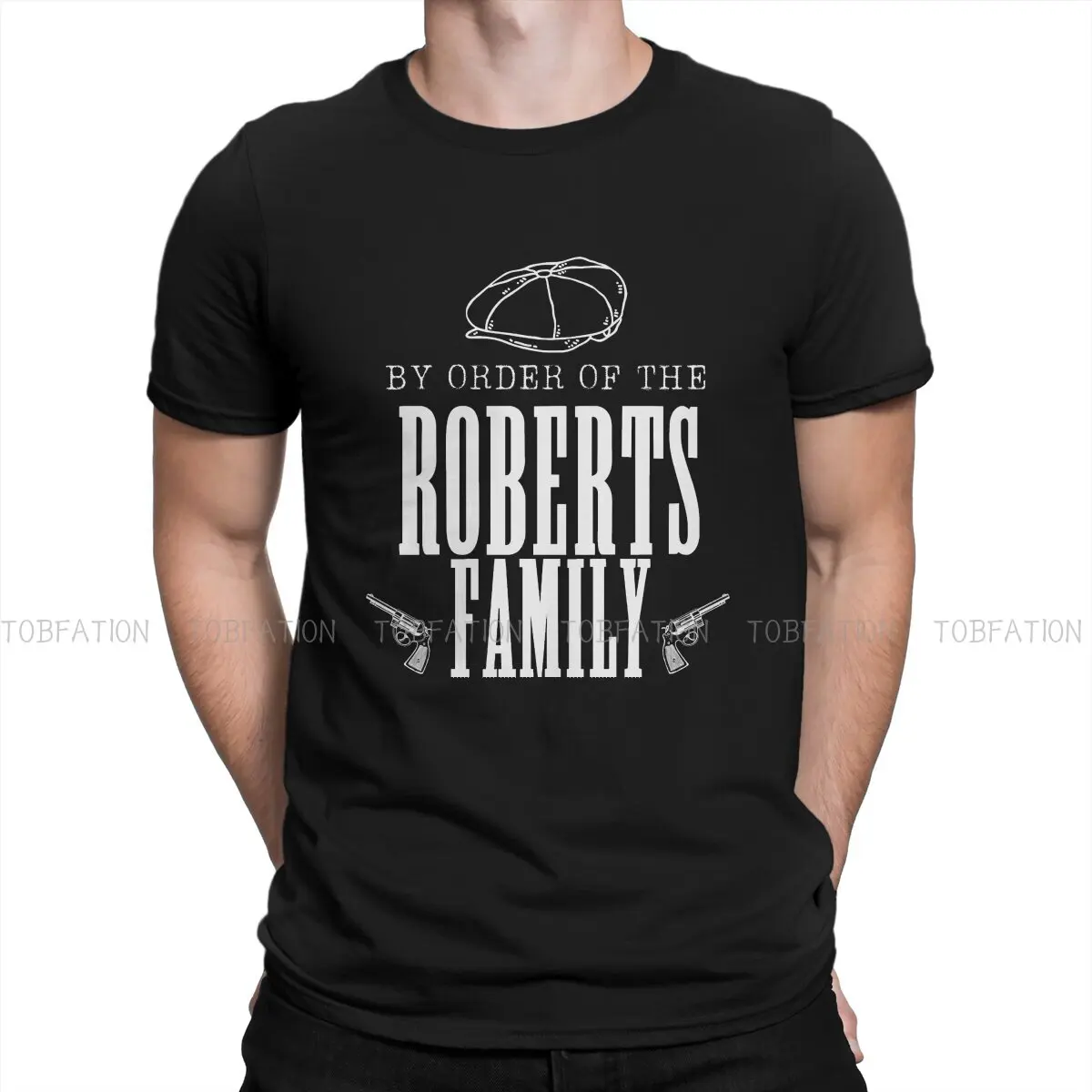 

Peaky Blinder By Order Of The Roberts Name Family Surname Style T Shirt Harajuku Punk Tshirt Loose O-Neck Short Sleeve