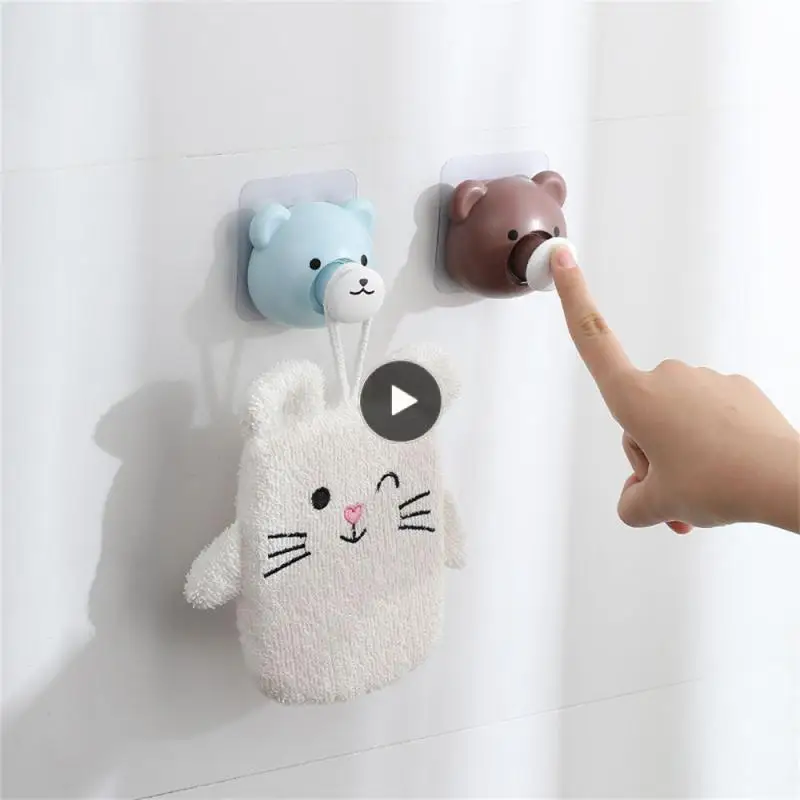 

No Punching Hook Telescopic No Marks Invisible Hook Strong Adhesive Hook Fun And Cute