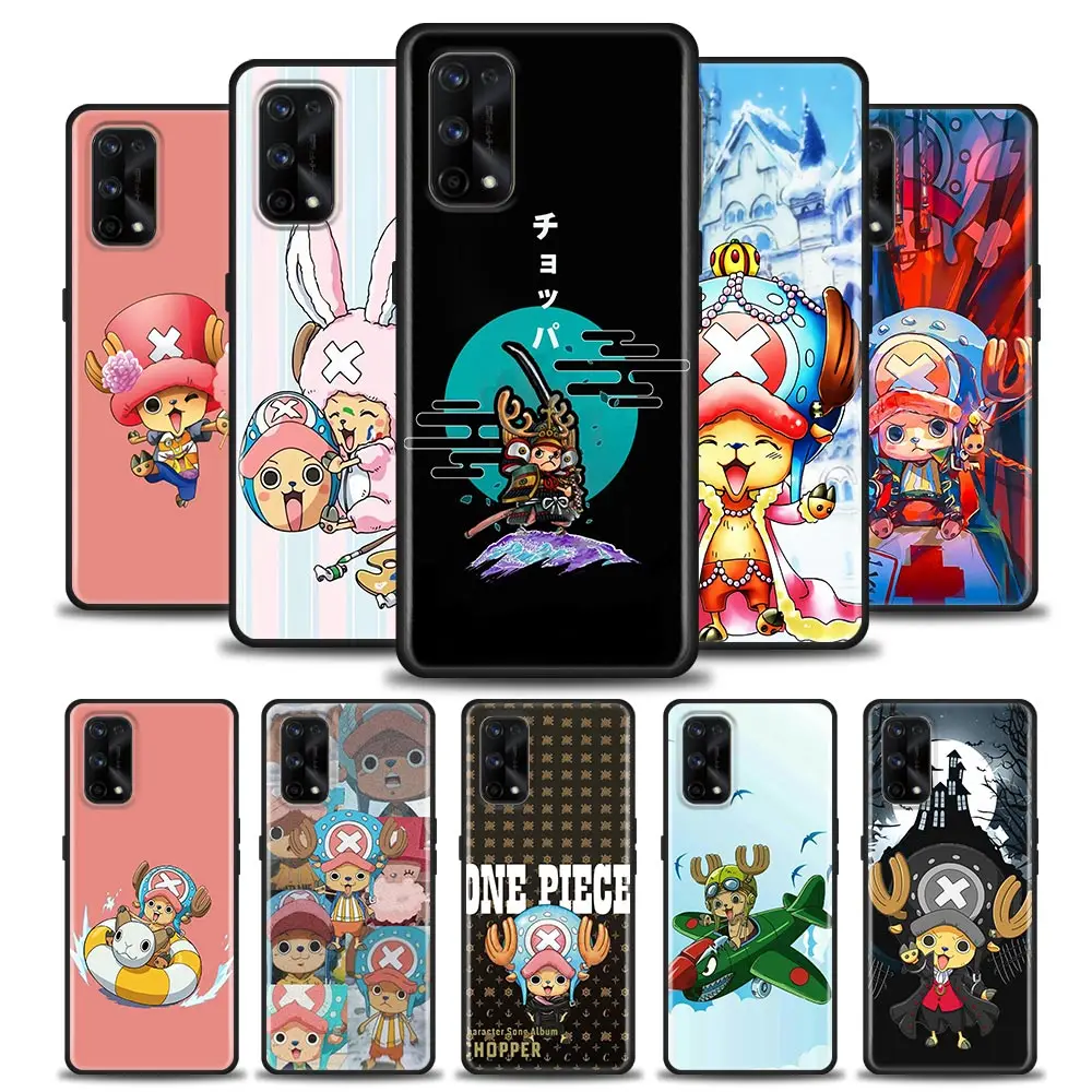 

One Piece Chopper Anime Silicone Phone Case For Oppo Realme 5i 5s 6i 6 7 7i 8 8i 9 9i 5g Pro XT Cover Cute Reindeer Animal Cases