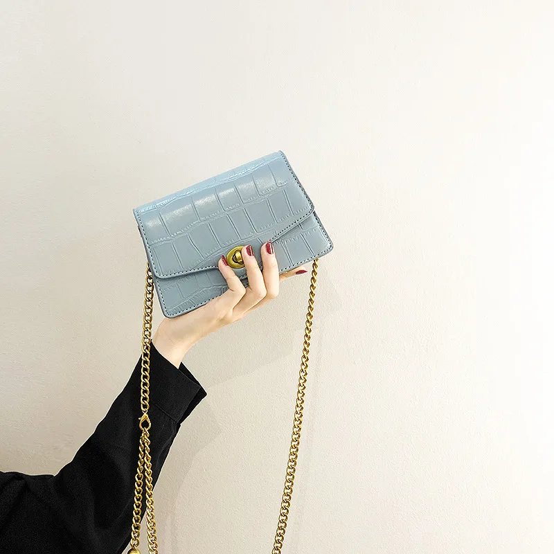 

Crocodile Pattern High Design Women's Bag 2022 New Fashion All-match Chain Bag Trend Single Shoulder Crossbody Bags