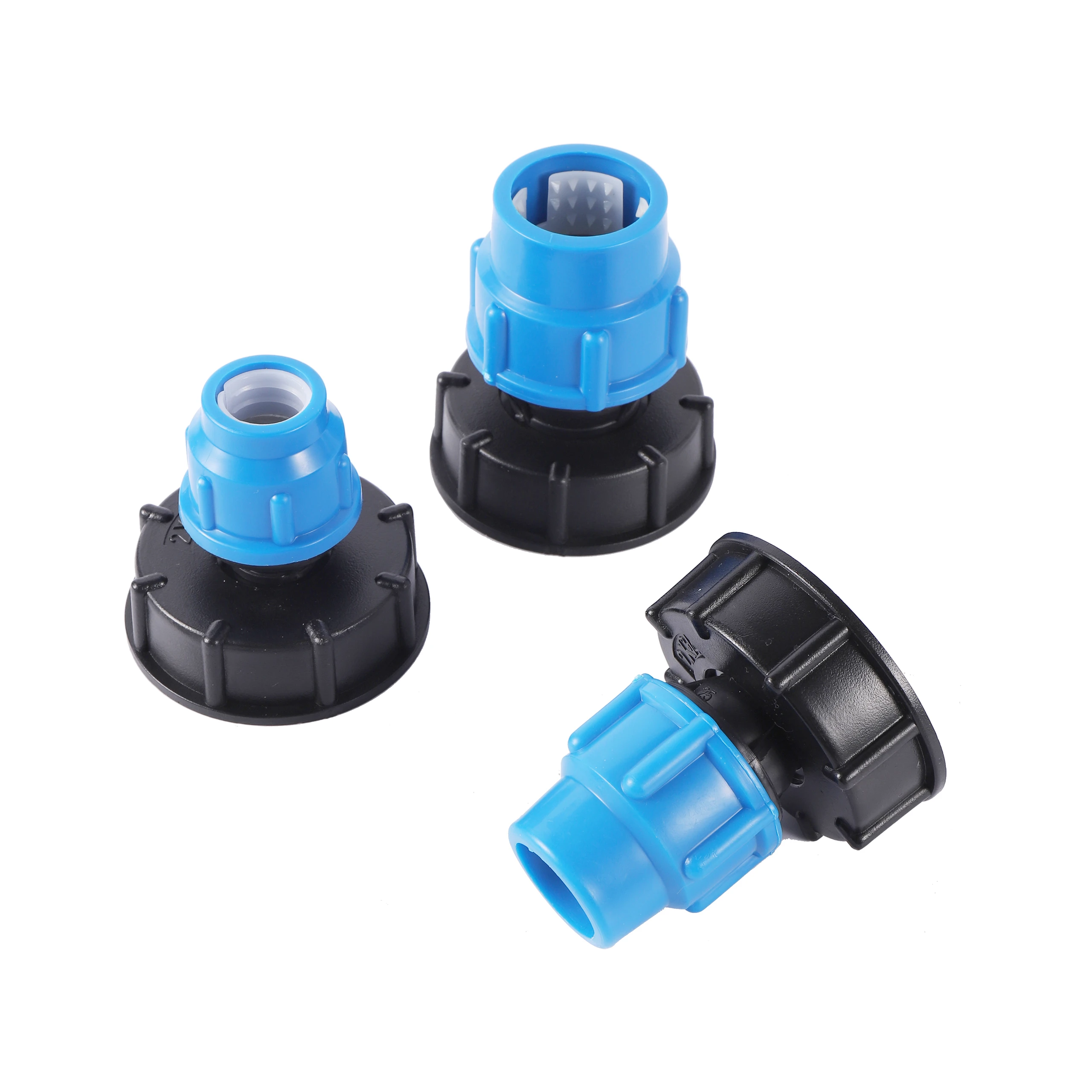 

IBC Water Tank Reducing Adapter 20/25/32mm Plastic PE Pipe Straight Connector Greenhouse Agriculture Irrigation Coupling Fitting