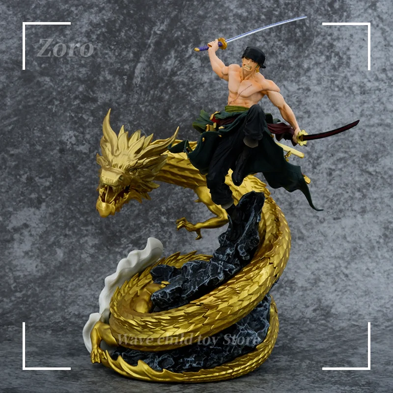 

Anime One Piece Roronoa Zoro Dragonslayer Battle Ver. GK PVC Action Figure Game Statue Collection Model Kids Toys Doll Gifts