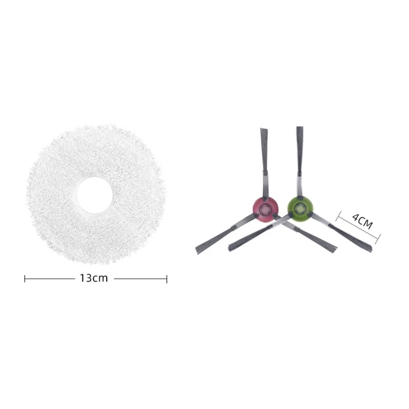 

Боковая щетка, коврик для швабры, пылесборник, запасные части для Ecovacs Deebot X1 TURBO / OMNI аксессуары для робота-пылесоса