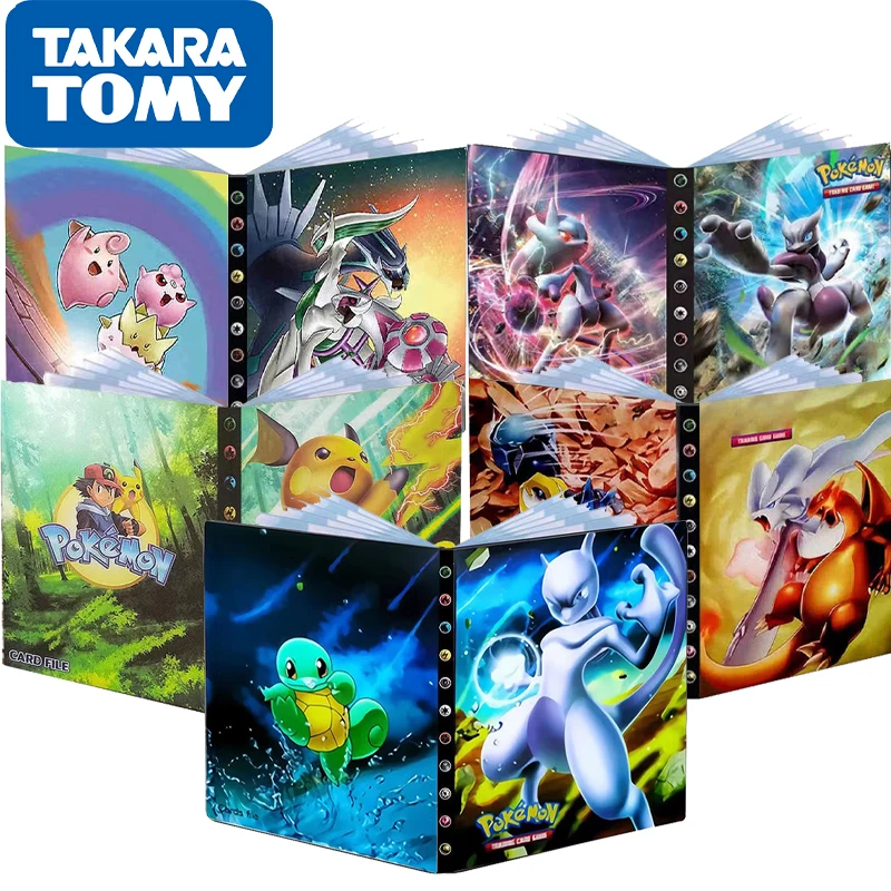 

Pokémon Holder Album Toys Collections Pokemon Cards Album Book Top Loaded List Toys Children's Gift