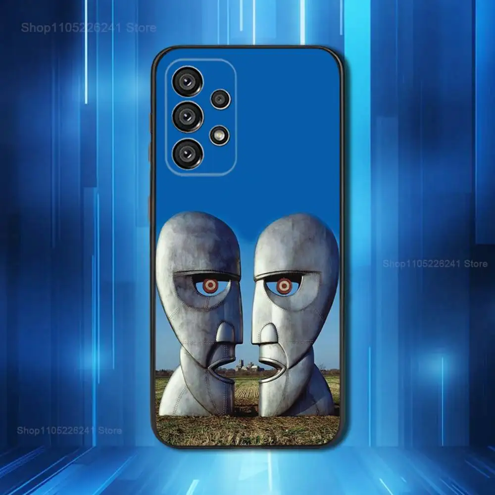 Фото Ремешок P-Pink F-Floyd Cool для Samsung Galaxy A53,31,52,72,41, Note, J7,8,9,5G,22,73,32,71, мягкий черный силиконовый чехол №5