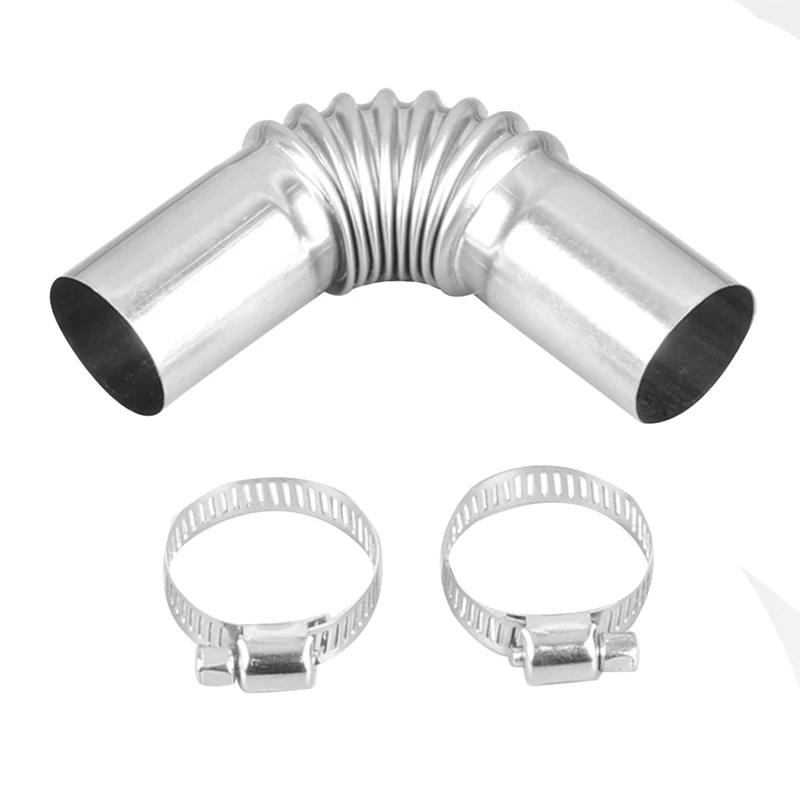

Car Heater Air Vent Ducting Elbow Pipe Outlet Exhaust Connector For Webasto Eberspaecher Parking Heater