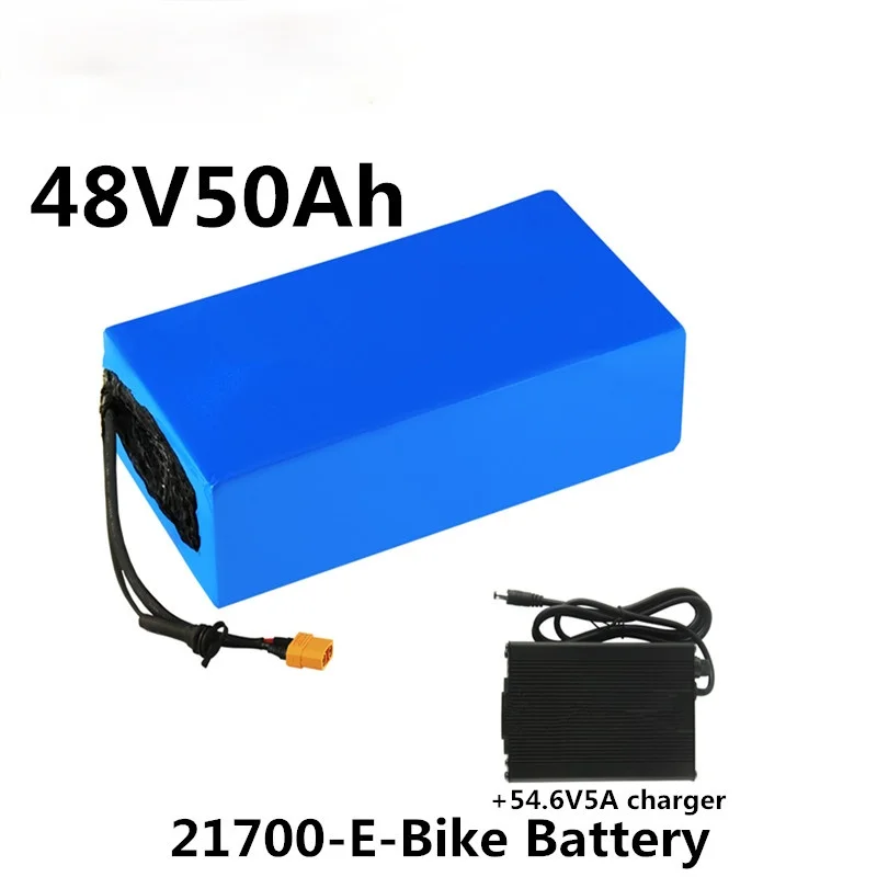 

48V 50ah Electric Bicycle 21700 13s10p 1000W 1500W 2000W 2500W Lithium Battery Pack 20A 30A 50A BMS Electric Bicycle Battery