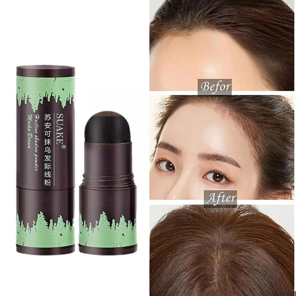 Hairline Powder Forehead Shadow Powder Hair Concealer Natural Lasting Brown Cover Waterproof Cover Black Up Long Hair Root S1H0