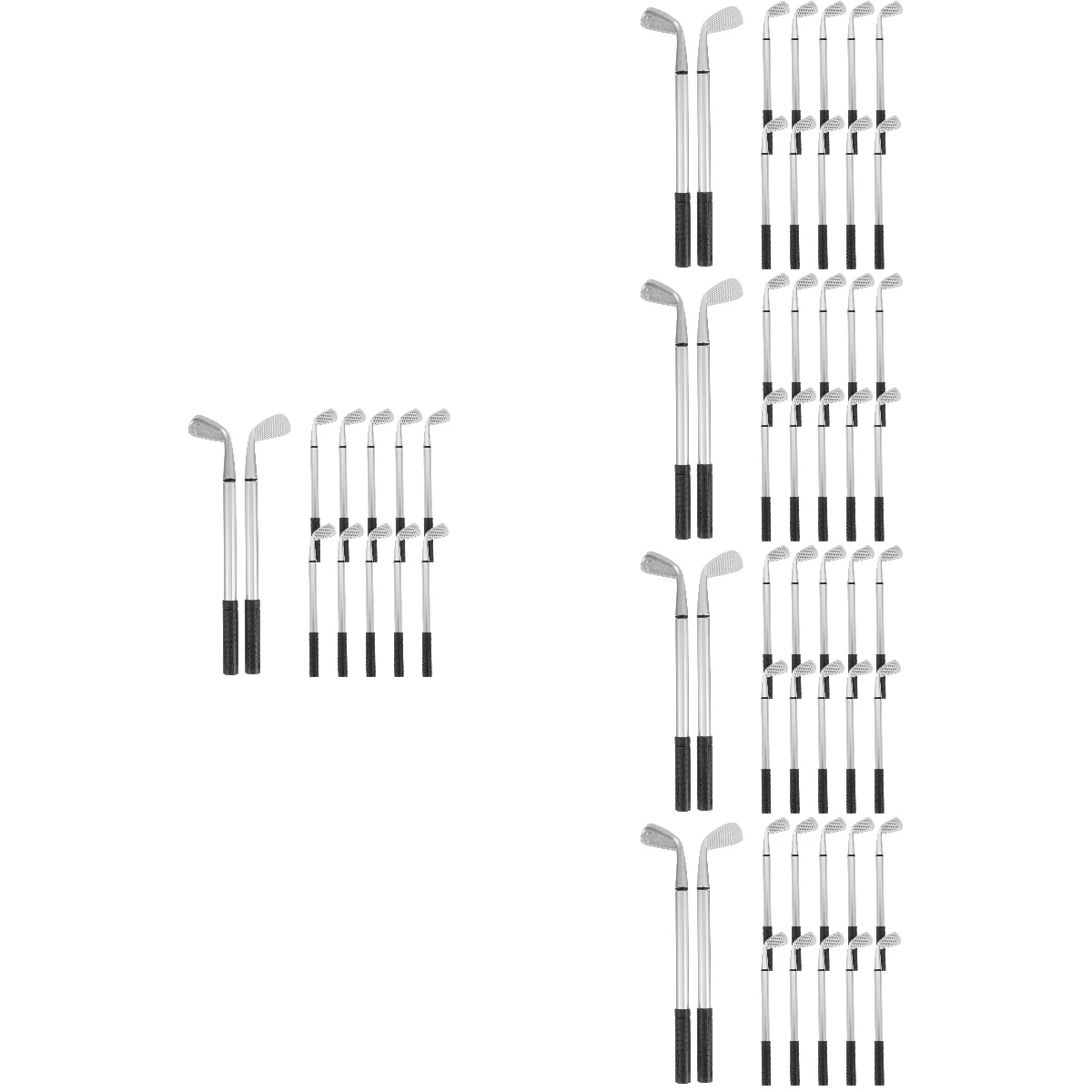 

60 pcs Peculiar Golfing Club Pen Decorative Pen Golfing Present School Stationery