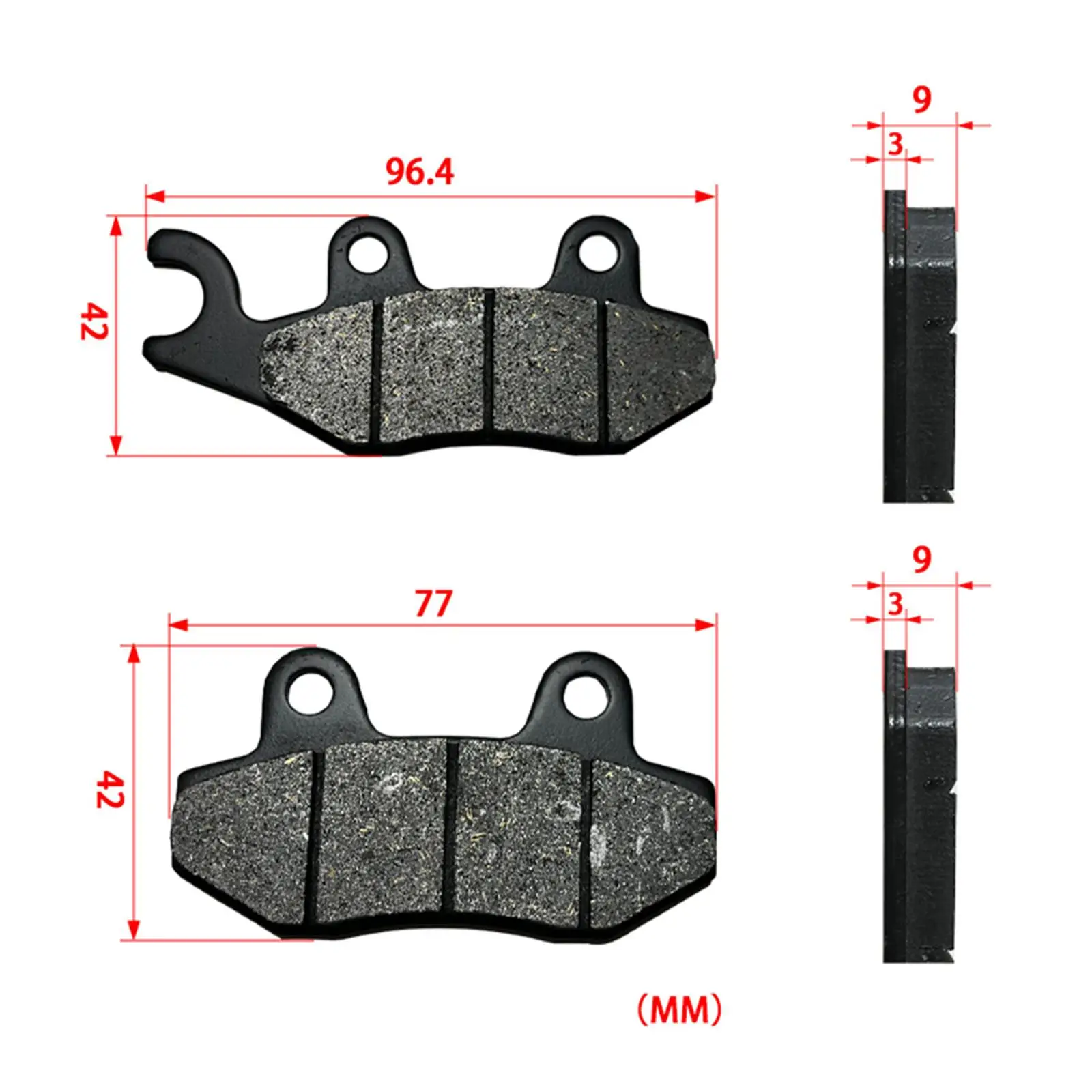 Передние тормозные колодки низкий уровень шума простая установка прочная замена