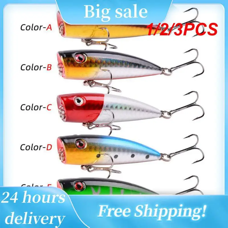 

1/2/3PCS Fishing Bait Set Mini Trout Floating Swing Crank Bait Crazy Swing Artificial Bionic Crank Hard Bait Pencil Bait