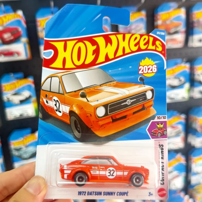 Фото Оригинальные коллекционные модели автомобилей Hot Wheels 1/64 Mainline Series 2026 L Case MAD MANGA BUGATTI BOLIDE NISSAN, литые под давлением, игрушки №5