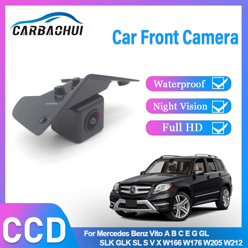 HD 1080P Logo Fisheye Автомобильная камера переднего вида для Mercedes Benz Vito A B C E G GL SLK GLK SL S V X