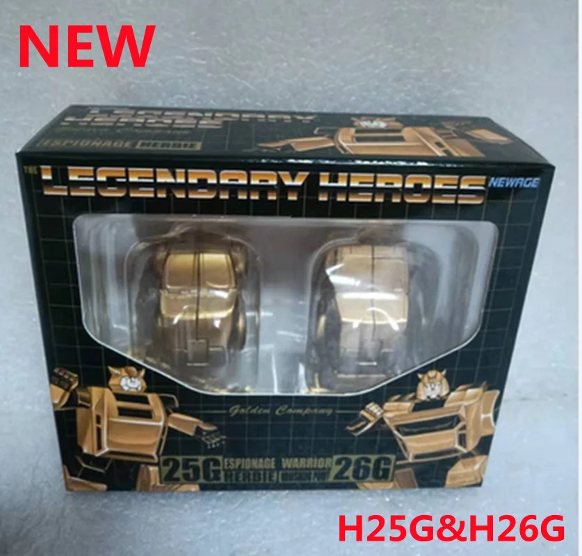 

In New Stock Transformation Toys Newage H25G&H26G Cliffjumper Point Golden Suit Action Figure H25G H26G Small Scale