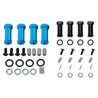 2 set 12mm wheel hex adapters long 29mm extension rc car conversion parts for 112 wltoys 12428 12423 sky blue black
