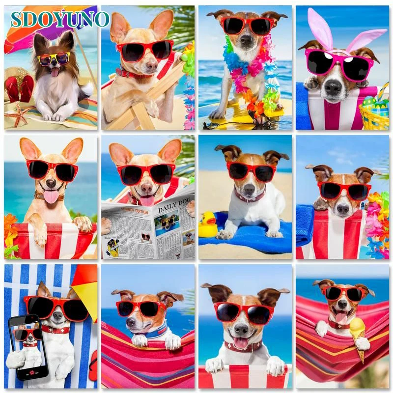 

Набор для рисования по номерам SDOYUNO, 60x75 см