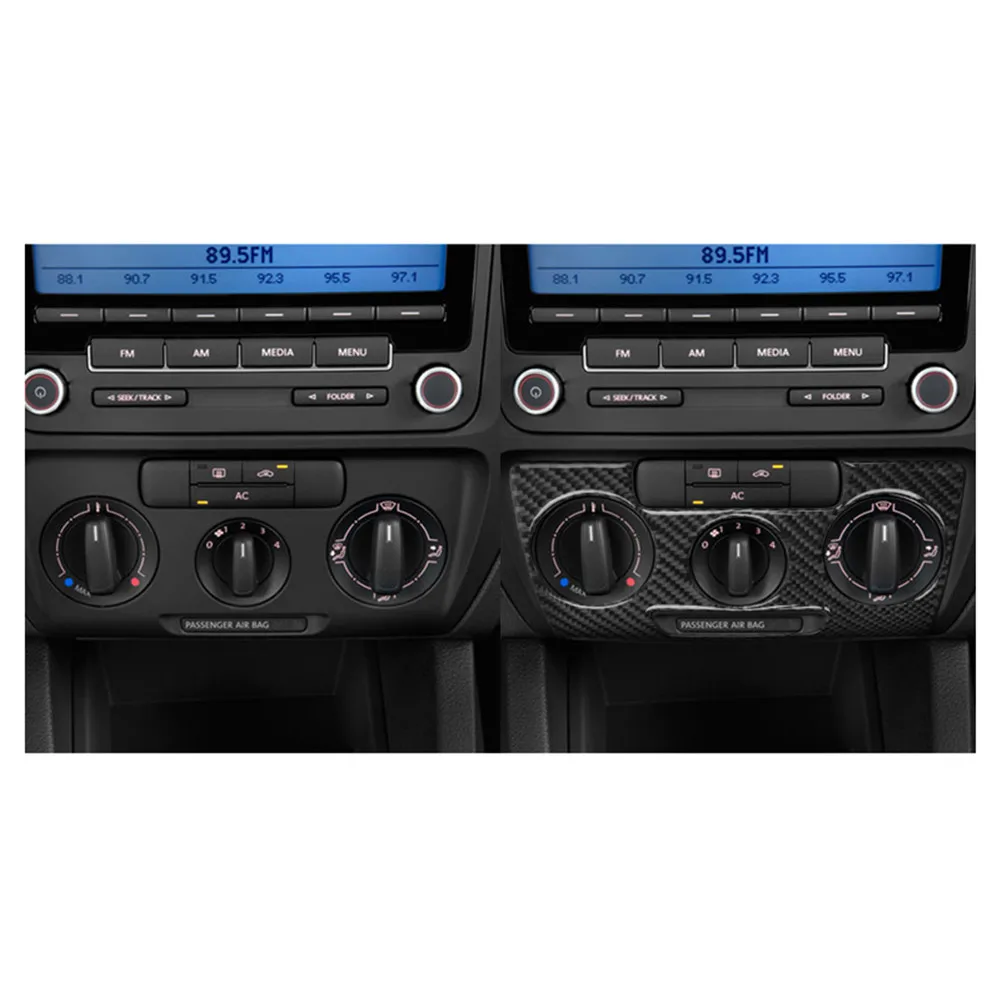 Для Volkswagen Jetta 2011 2012 2013 2014 аксессуары для интерьера Центральная CD панель
