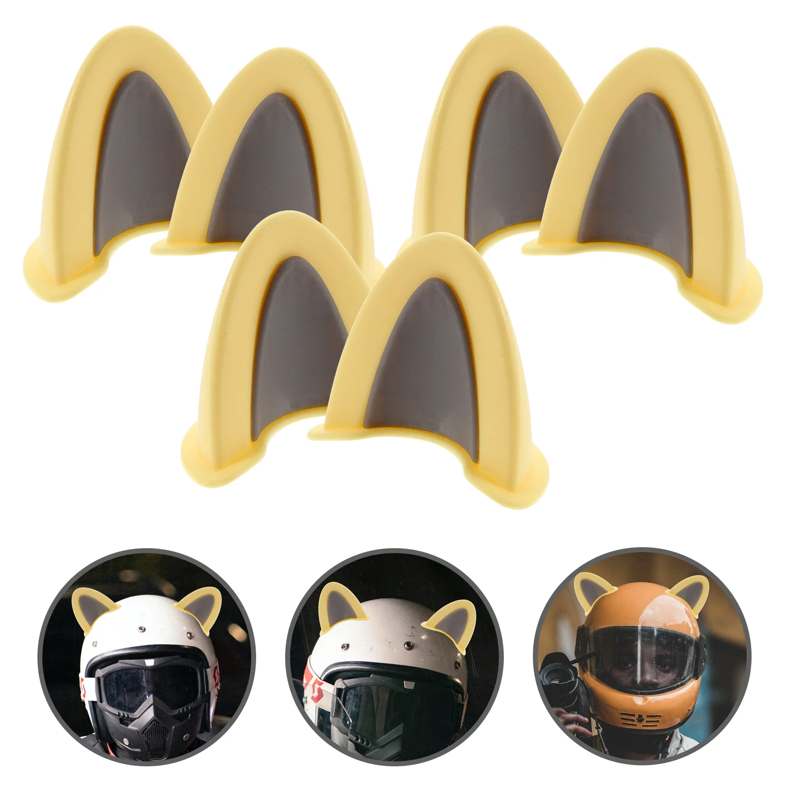 

Motorbike Decor Cat Ear Horns Animal Decorative Ears Adornment Ornament Motorcycle