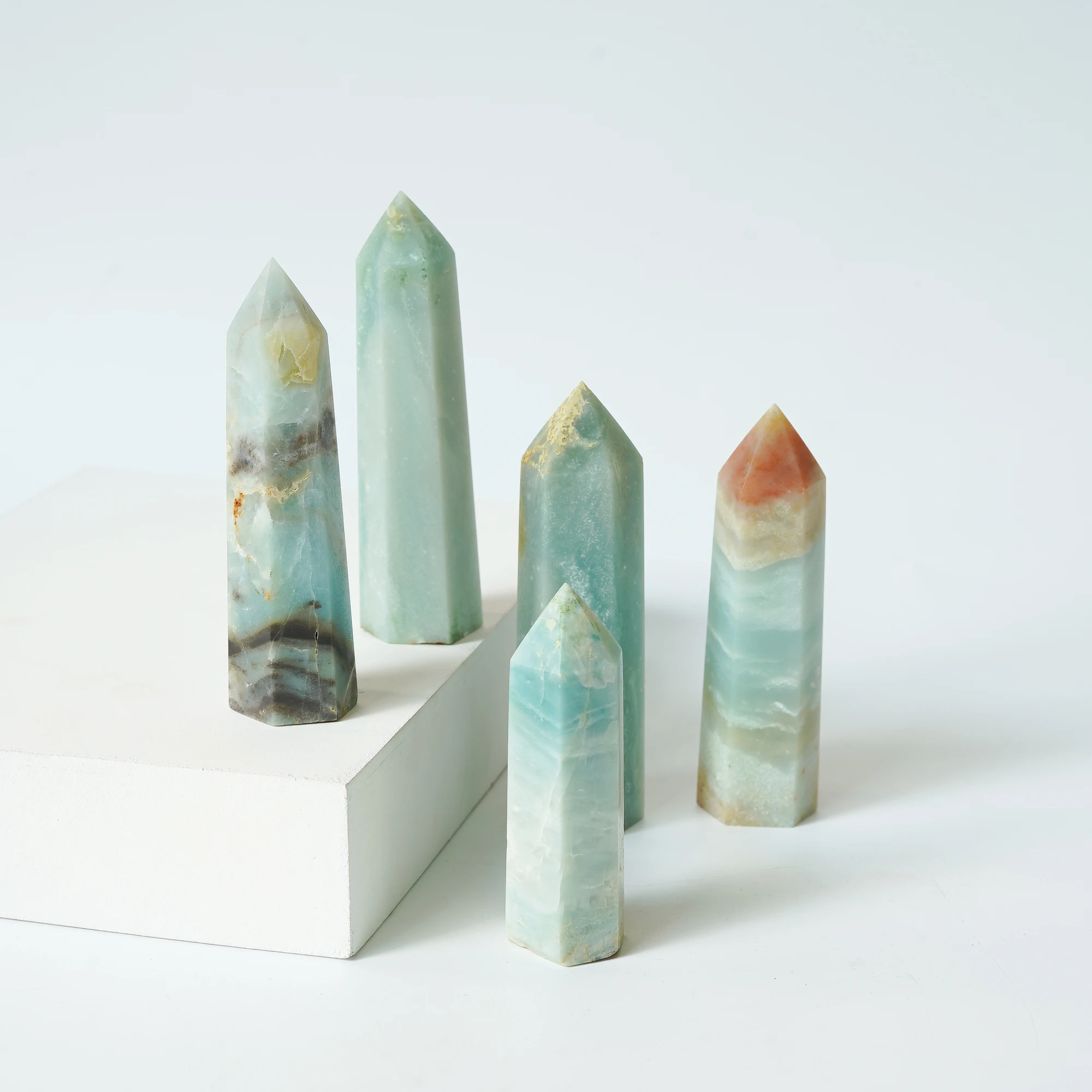 

BIG Natural Amazonite Stone Energy Crystal Point Mineral Ornament Magic Repair Stick Collection Ornament Obelisk Room Decoration
