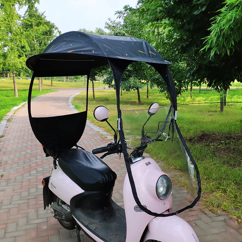 

Electric Car Canopy Peng Thickening Carport Motorcycle Sunshade Umbrella New Tram Rain Four Seasons General