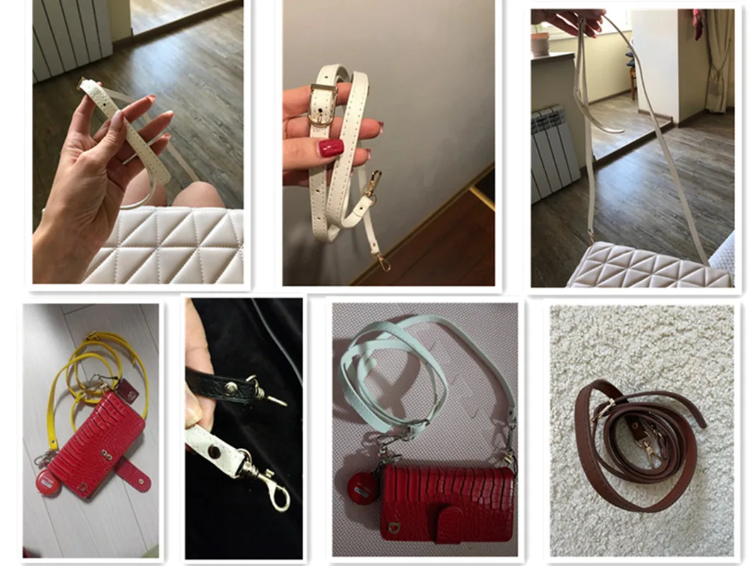 Leather Shoulder Bag Strap bag Handles Cross Body Strap Replacement Belt Bag Strap Shoulder Strap PU Leather Bag Shoulder Strap