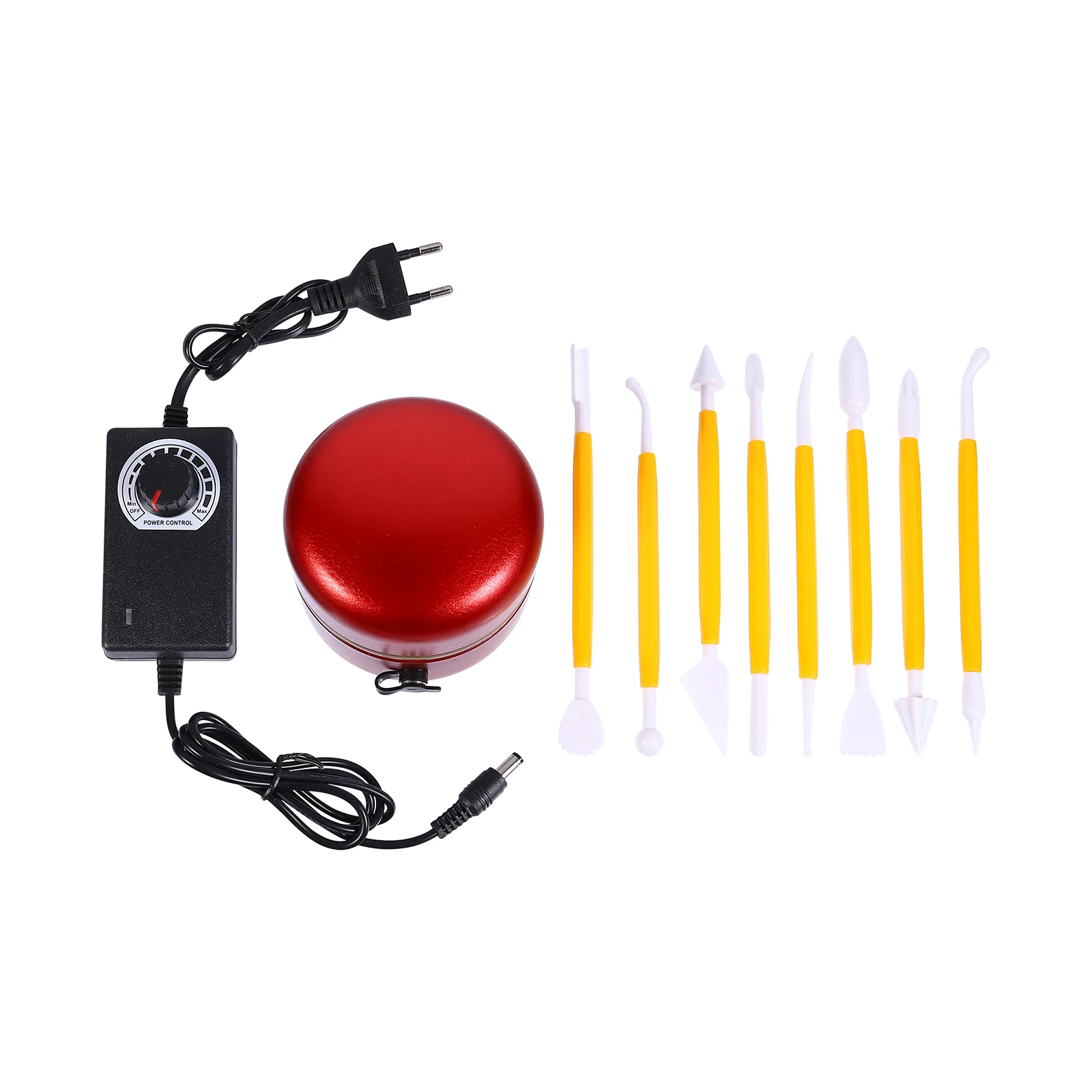 

1 Set Pottery Wheel Turntable Clay Making Pottery Machine with Clay Tool EU Plug